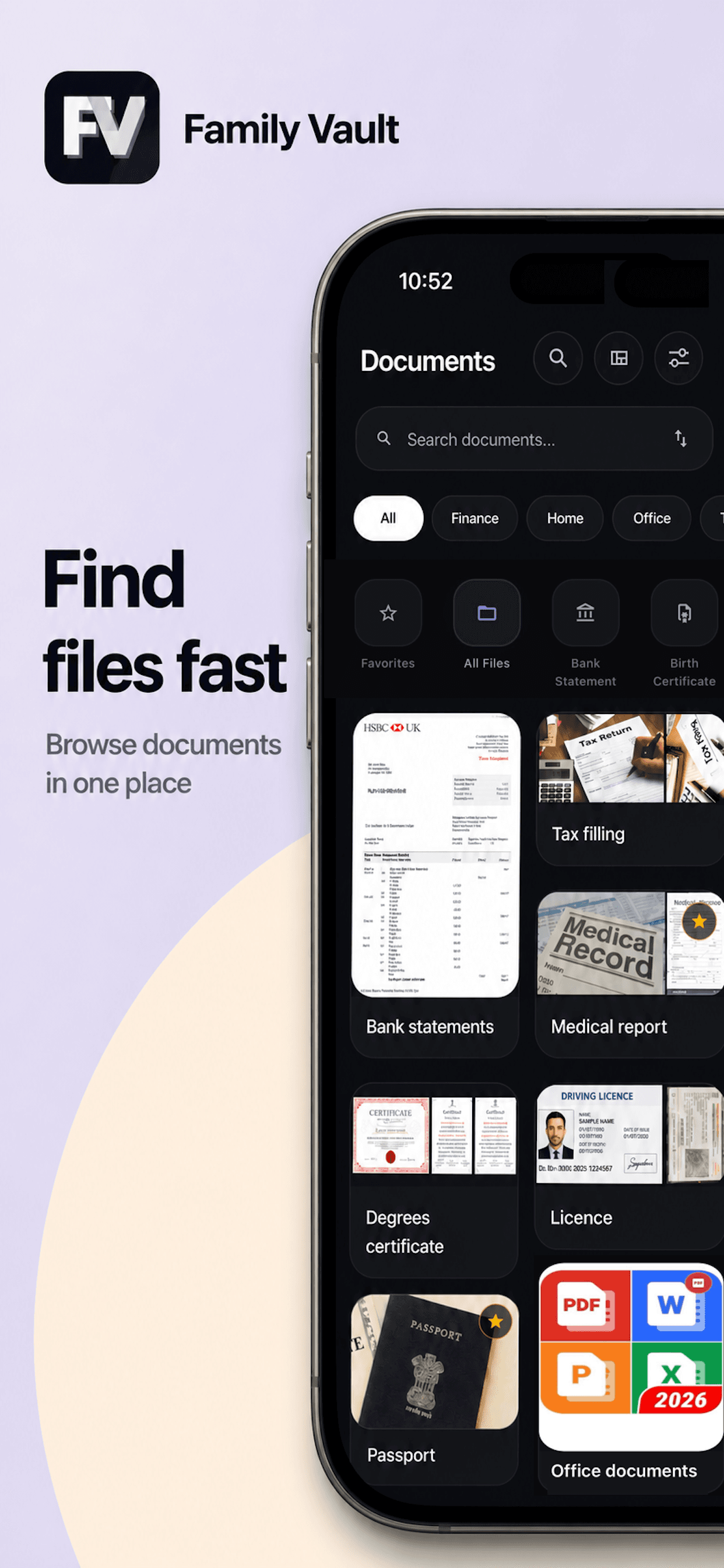 Find documents without stress